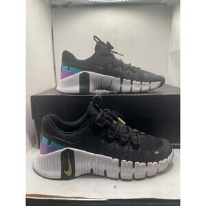 Nike Free Metcon 5 Black Fireberry Gold (Women's) US 6.5